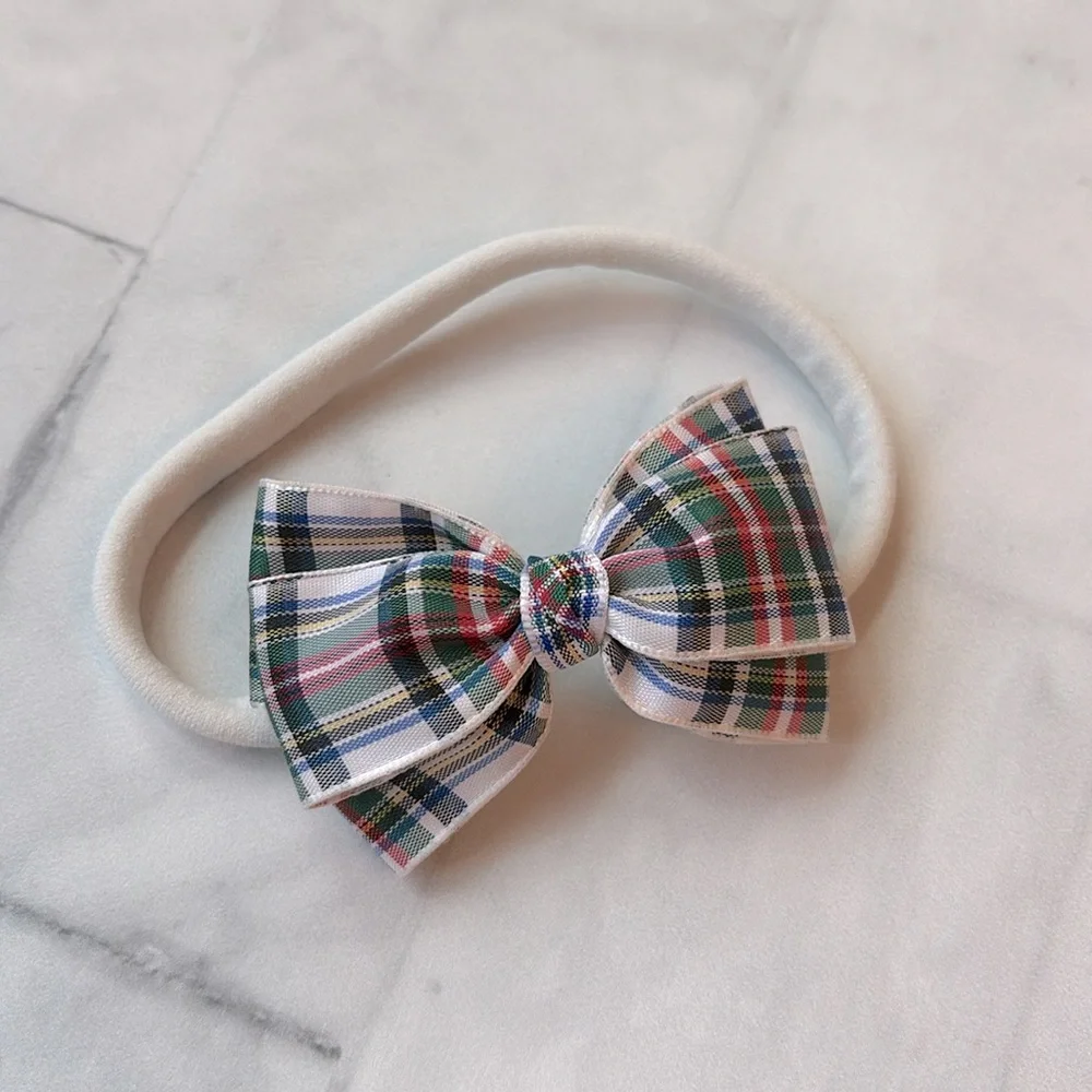 Bundle of Four Christmas Headbands for Baby Girls